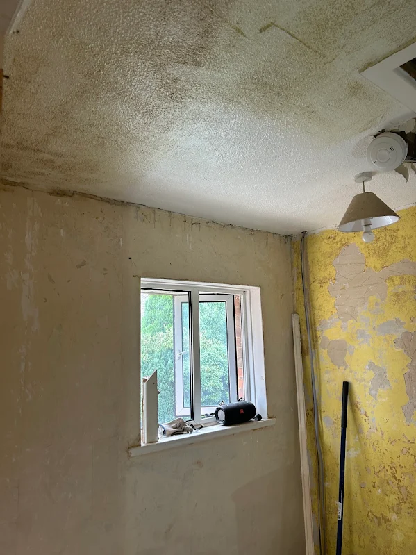 The window wall before the skim